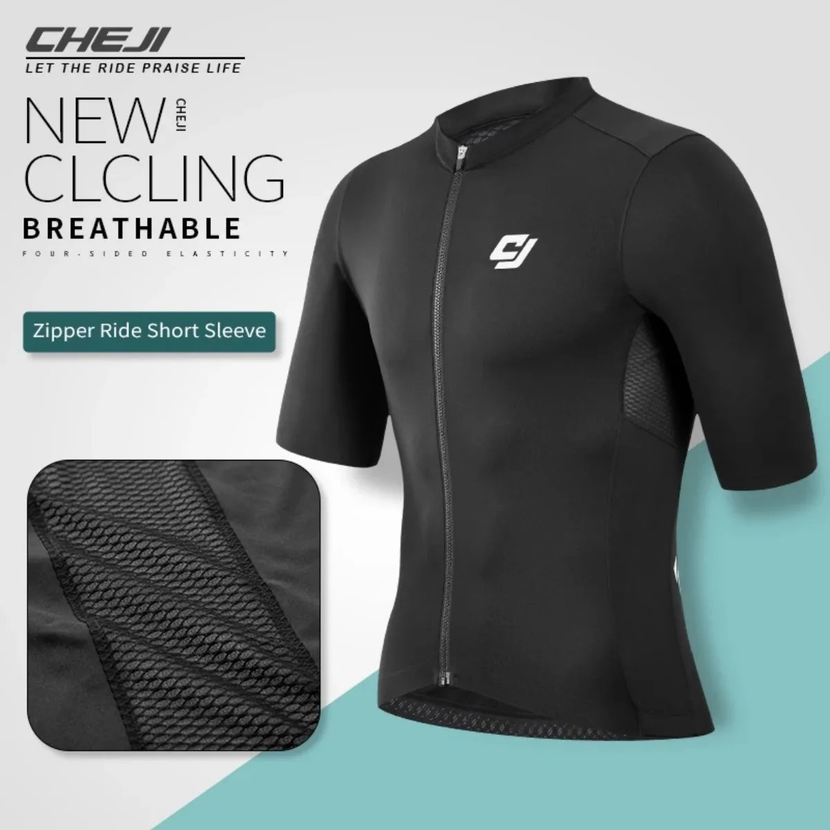 CHEJI Cycling Jerseys Clothing Men\'s Sports Short Sleeved Tops Summer Quick Drying Breathable High-quality Cycling Equipment New