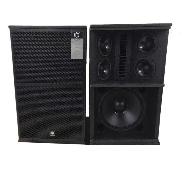 Powerful Remote Speakers Single 15 English Speakers 3 Way Full Range Dj Club Bar Party Speakers