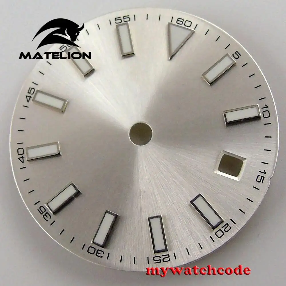 取り付けブラケット29mm,青と黒の時計,白,2824 dg2813 3804 miyota 8215 nh35