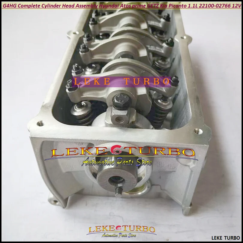 

Головка блока цилиндров в сборе G4HG 22100-02766 2210002766 для Hyundai Atos Prime, GETZ, Kia Picanto 1.1L бензин SOHC