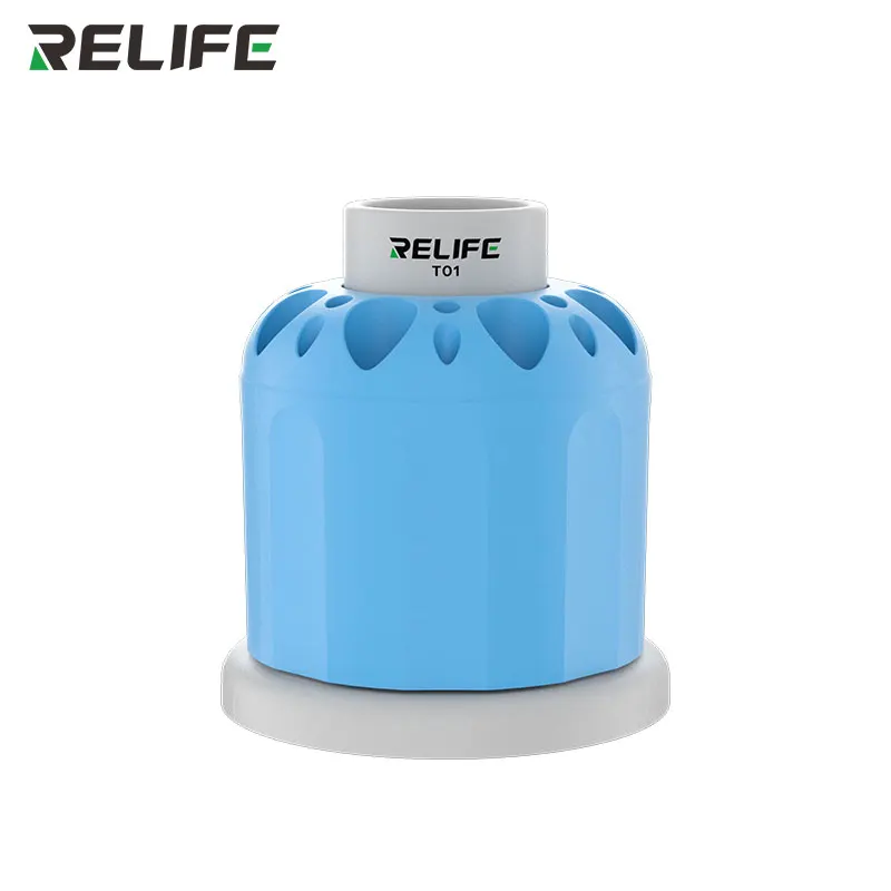 RELIFE T01 Multi-functional Rotating Storage Box Rotation 25 Hole Quick Magnetization Screwdriver Tweezers Tool