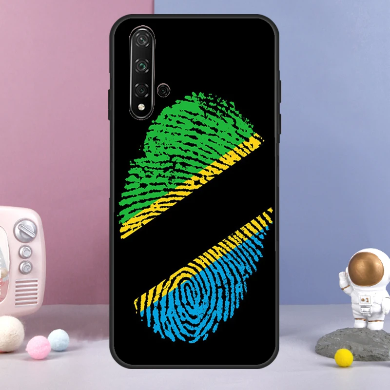 Tanzania National Flag Funda For Huawei Nova Y90 Y91 Y70 Y60 Y61 10 9 SE 5T 11i 8i 7i 3i P40 Lite P60 P30 Pro Case