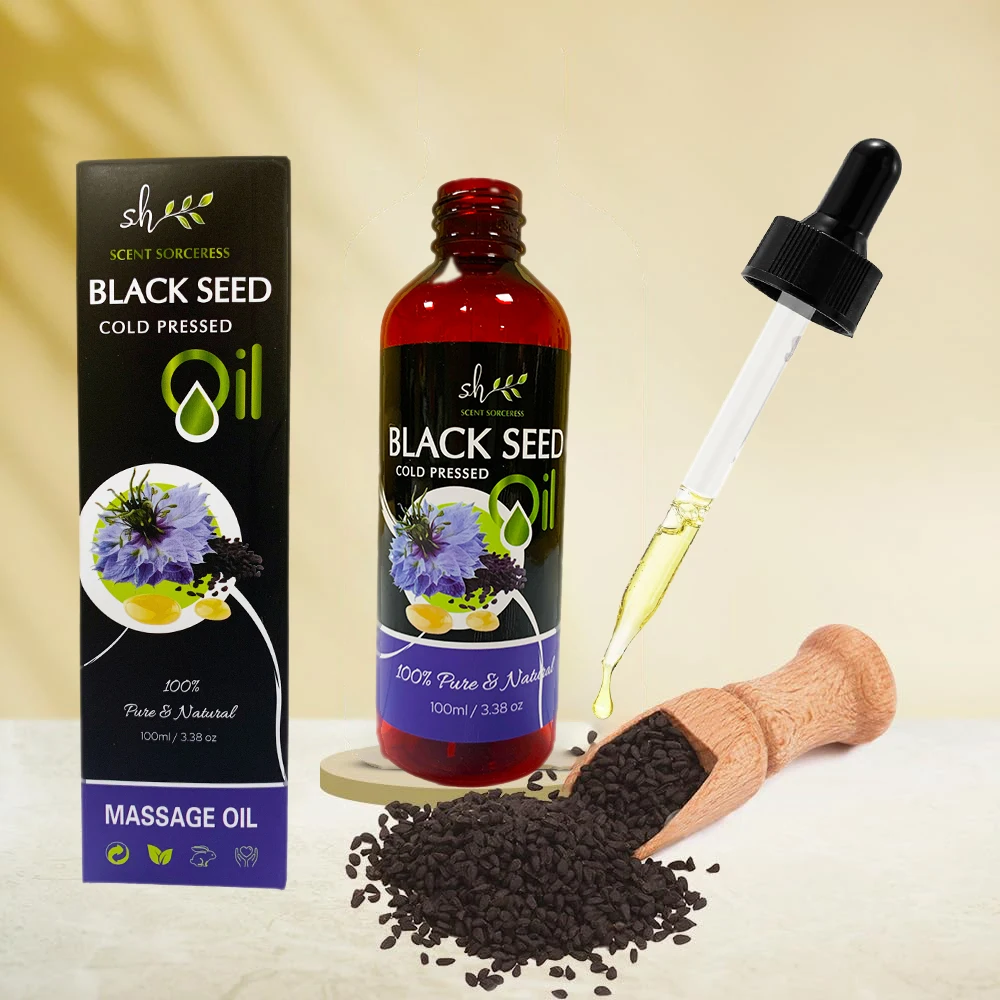 

100ml Blackgrass Seed Massage Oil Aromatherapy Fragrance Nourishing Brighten Skin Relaxation DIY Essential Oil New Pure Natural