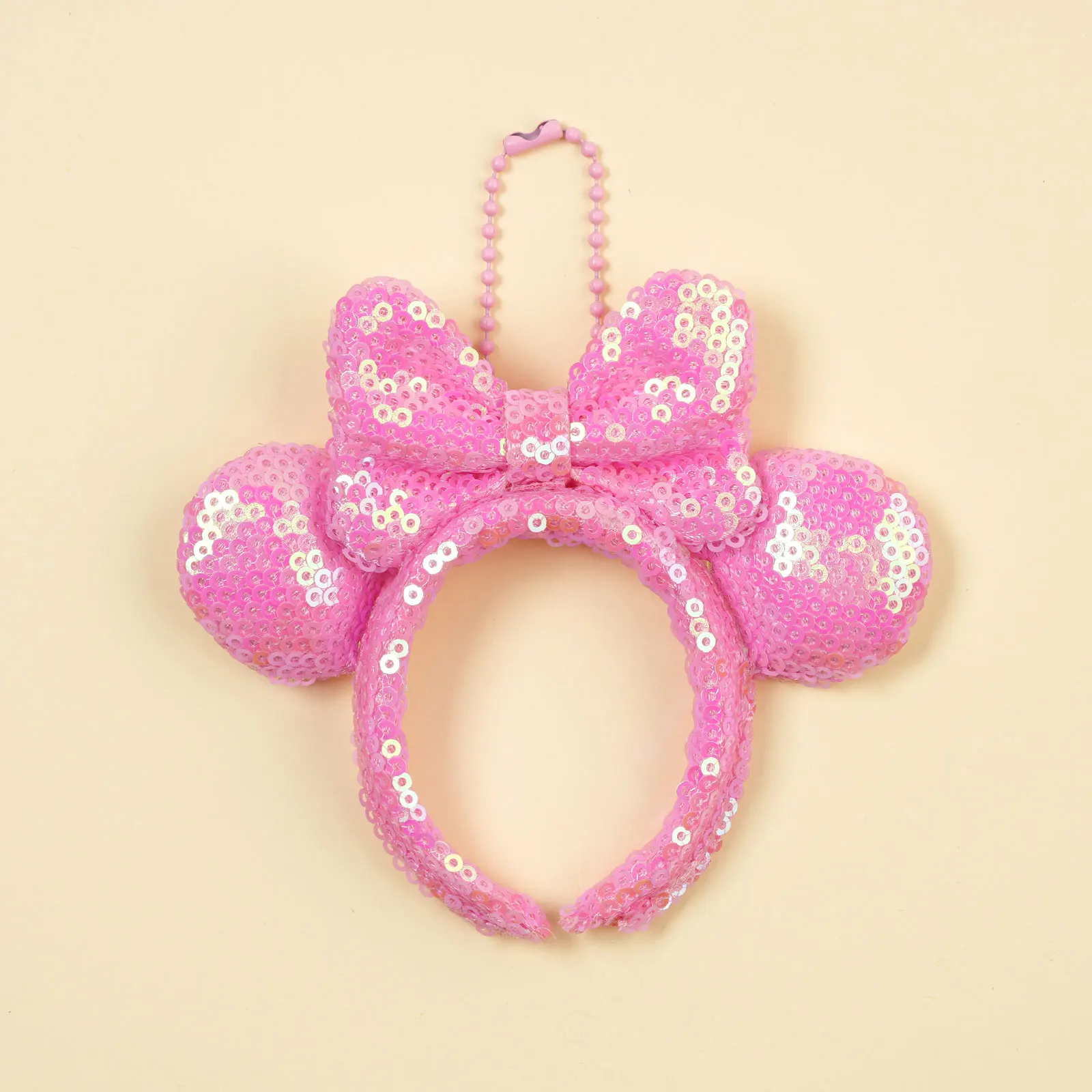 1/3pcs Cute Mickey Mouse Ear Headband Pendant Bags Backpacks Phone Cases Pendants Fun Keychains Cameras Photography Decorations view 4