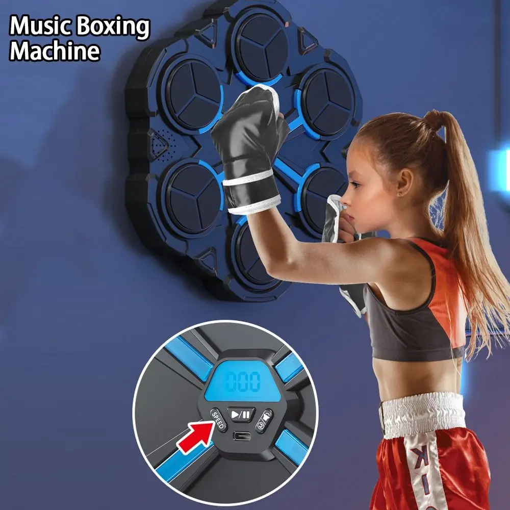 

Six-Target Smart Music Boxing Machine Boxing Training Wall-Mounted Electronic Target Reaction Exercise Boxing Target Home