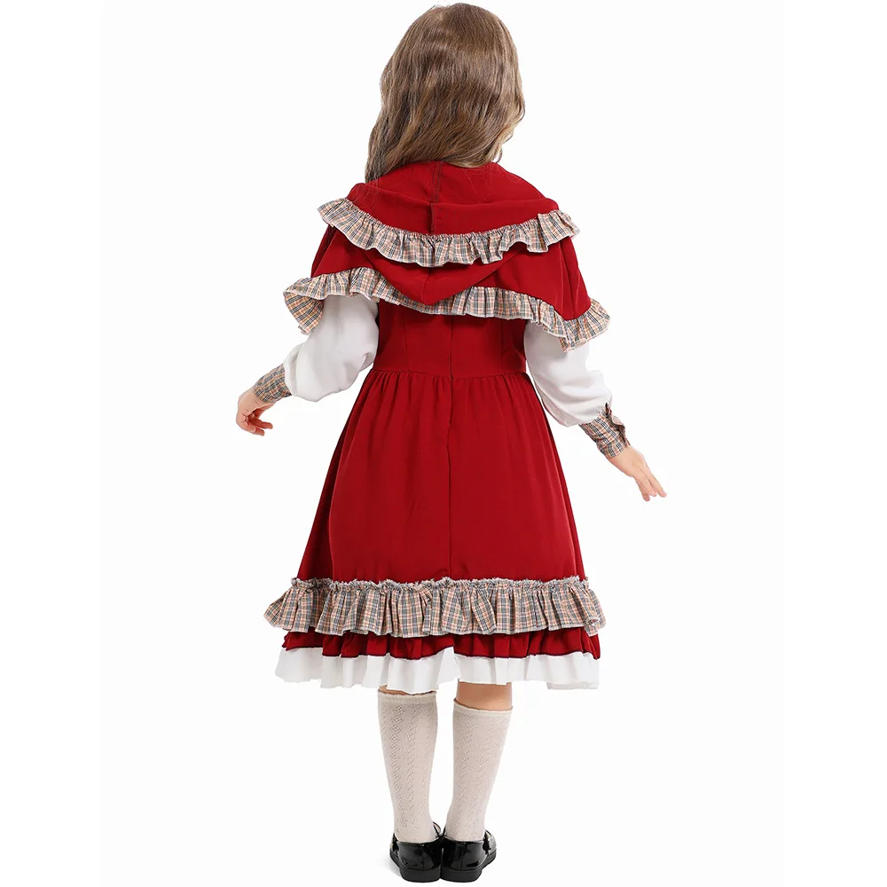 أزياء الهالوين التأثيرية الجديدة لعام 2025 ، أزياء الوالدين والطفل ، تصميم المزرعة ، ملابس المسرح النسائية التقليدية الصينية العرقية