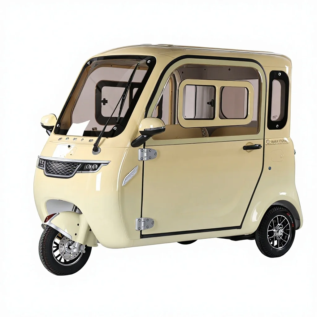 60V 45H1200W Seat Heating/Wind Heater Electric Three-wheeled Passenger Vehicle.