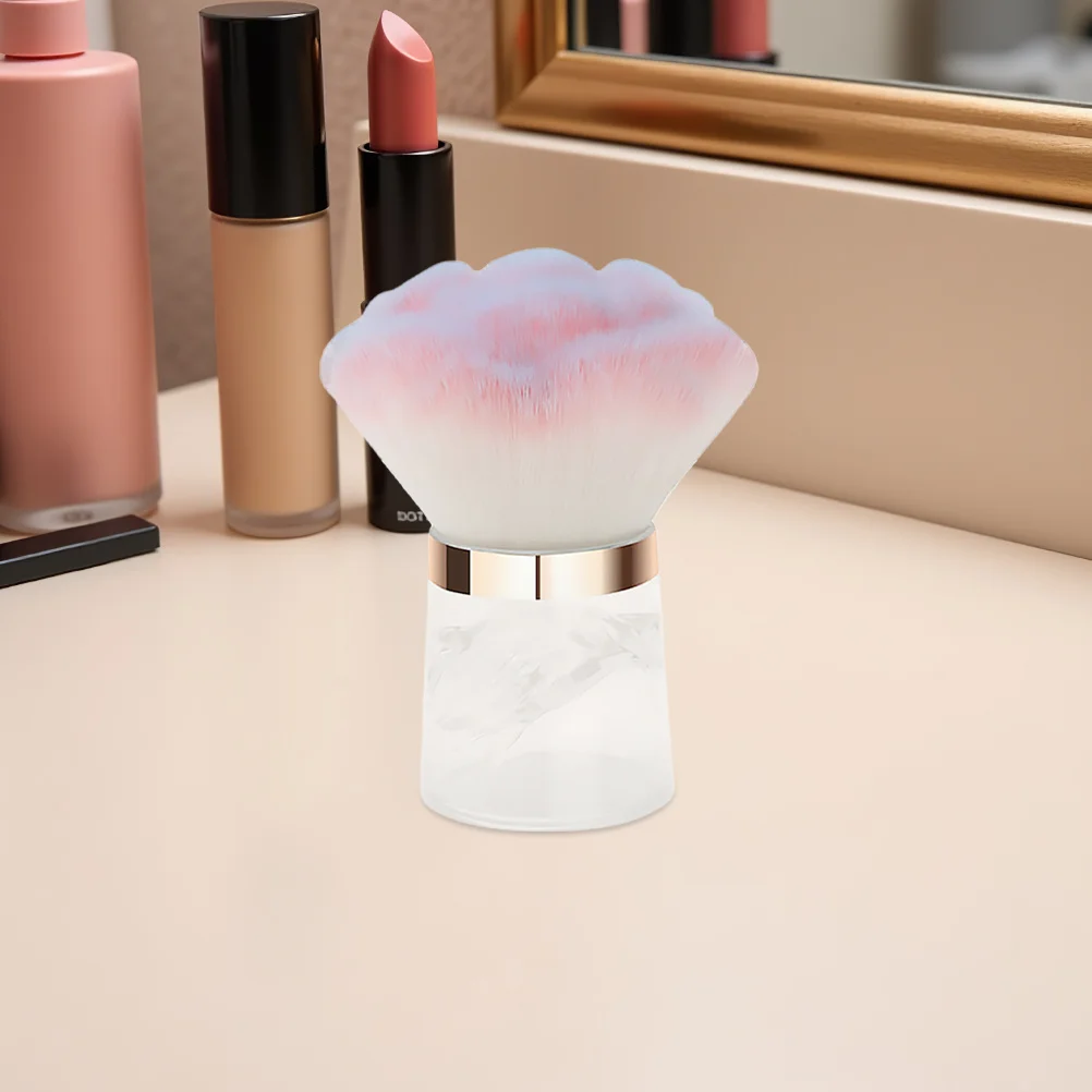 

Nail Dust Brush Soft Flower Shaped Design Efficient Dust Removal For Manicure Pedicure Portable Nail Cleaner Dusting Tool