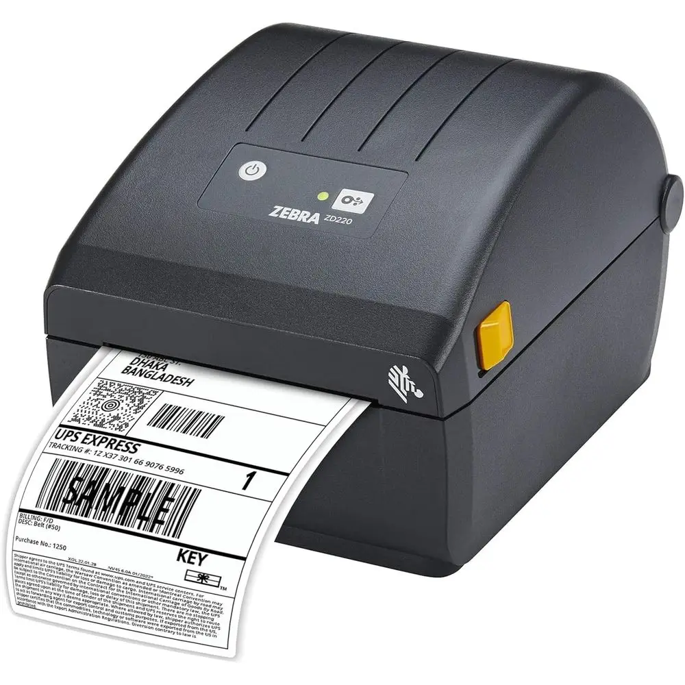 

Zebra ZD220 Thermal Desktop Printer 4"| 203 DPI | No Ink Required | USB Contivity | 2 Year | Direct Thermal | Z-Spark Series