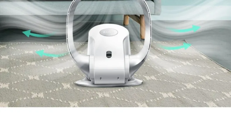 2023 neue 220V super leise variable Geschwindigkeit nicht schaufel los Lüfter Home Office hat den Remote Blade less Wand ventilator 12 Zoll вентилято� – Detail 12