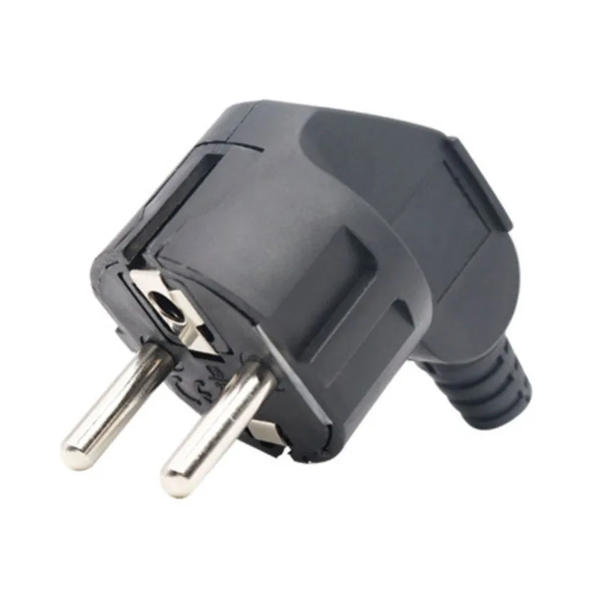 16A EU 4.8mm AC Electrical Power Rewireable Plug Male for Wire Sockets Outlets Adapter Extension Cord Connector plug