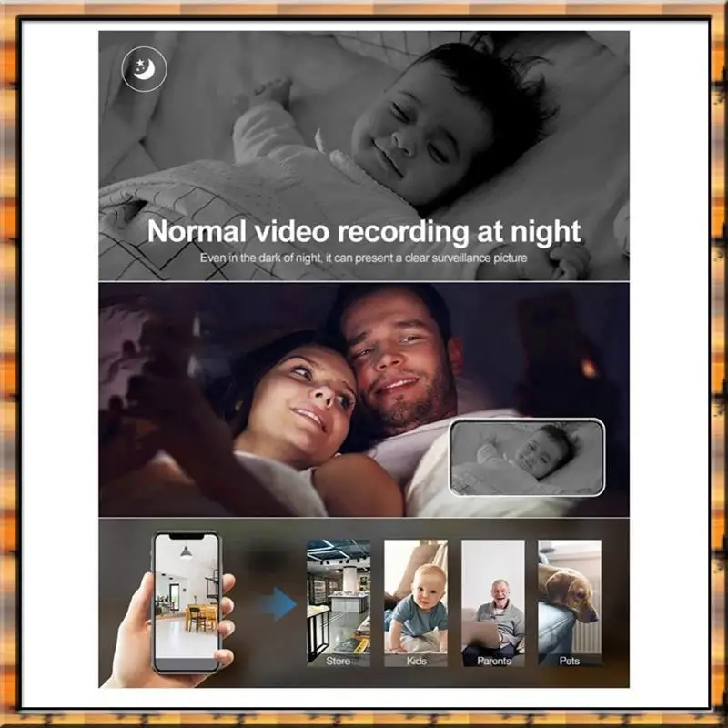 9月N12R 1個入り X1 IPカメラ 1080P HD Wifiミニカメラ モバイル検知とモーション検知対応 ホームセキュリティカムコーダー