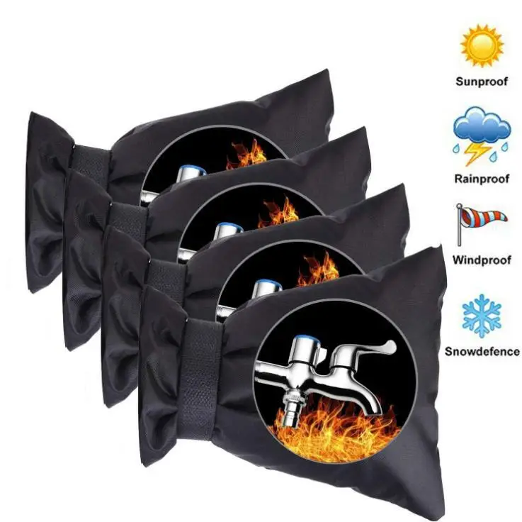 2개입 겨울 야외 정원 동결 방지 수도꼭지 보호 커버 보호대
