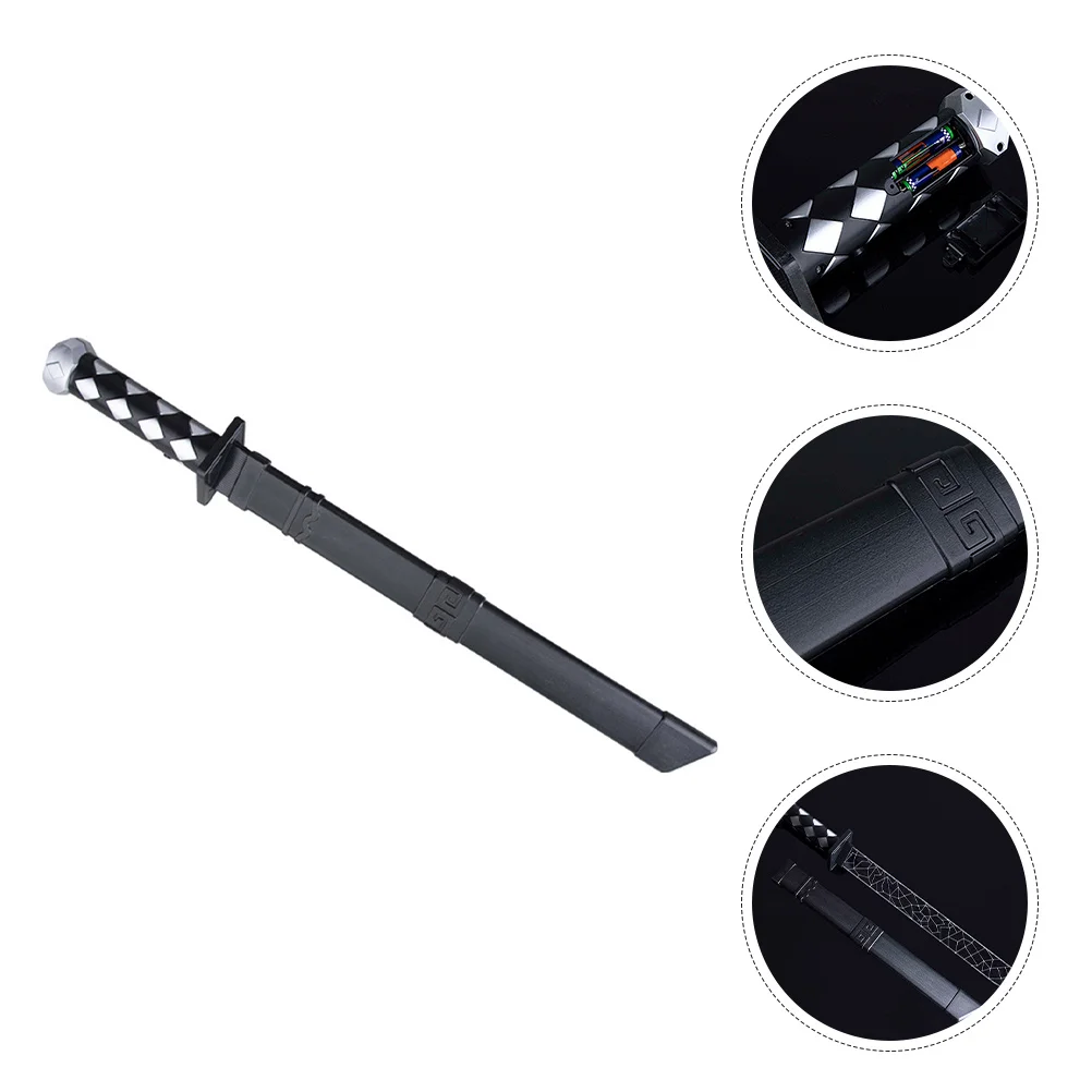 라이트 업 검 코스프레 파티 색상 변경 일본식 검 소품 어린이 인터랙티브 장난감 할로윈 용품