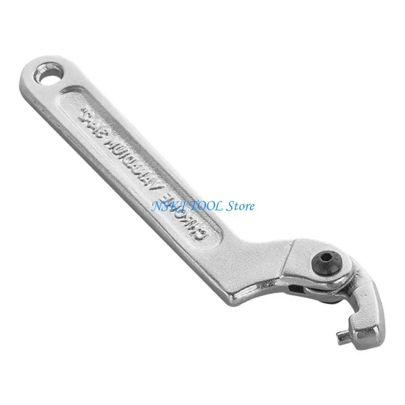 

L8RC Adjustable Wrench Hook Spanner Spanner Key for Round Bolt Hand Tool Wrench