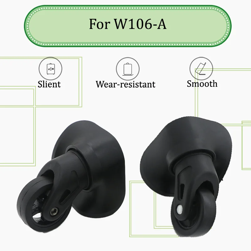 

For W106-A Wear-Resistant Upgrade Edition Luggage Casters - Compatible with 90% of Branded Suitcases Silent & Smooth