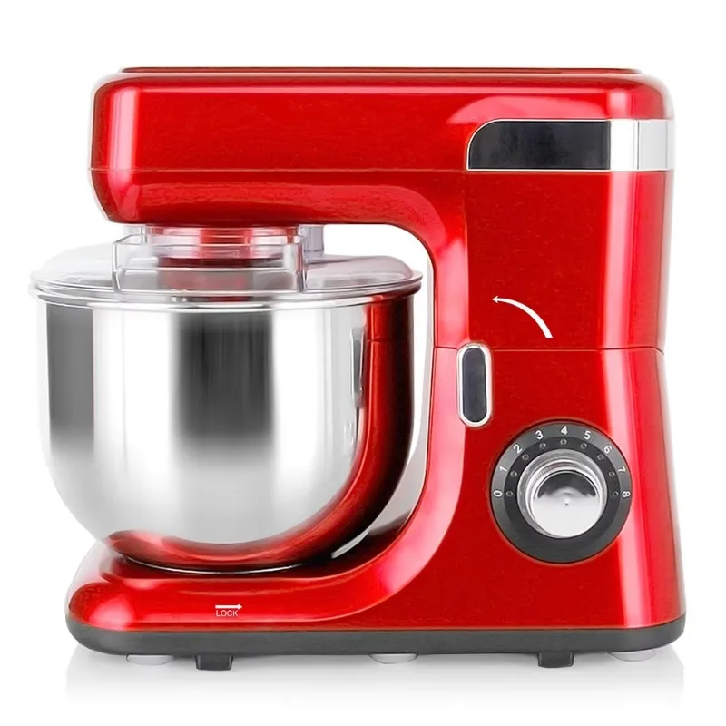 Customization OEM Food Cake Mixer Machine  Die Cast 5.5L 6L Dough Mixer Planetary Electric Home Kitchen Mixer Bakery Machine