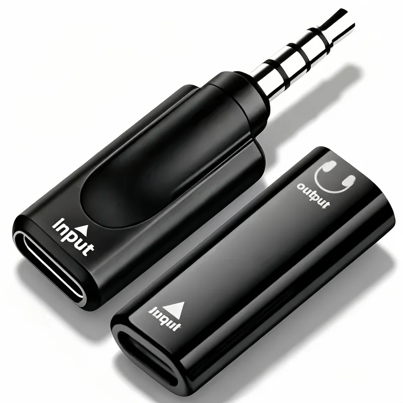 2Piece combination set3.5mmMother's headphones turned onType-CMother audio adapter Supports voice/KSong/Live Streaming/Game/KBao