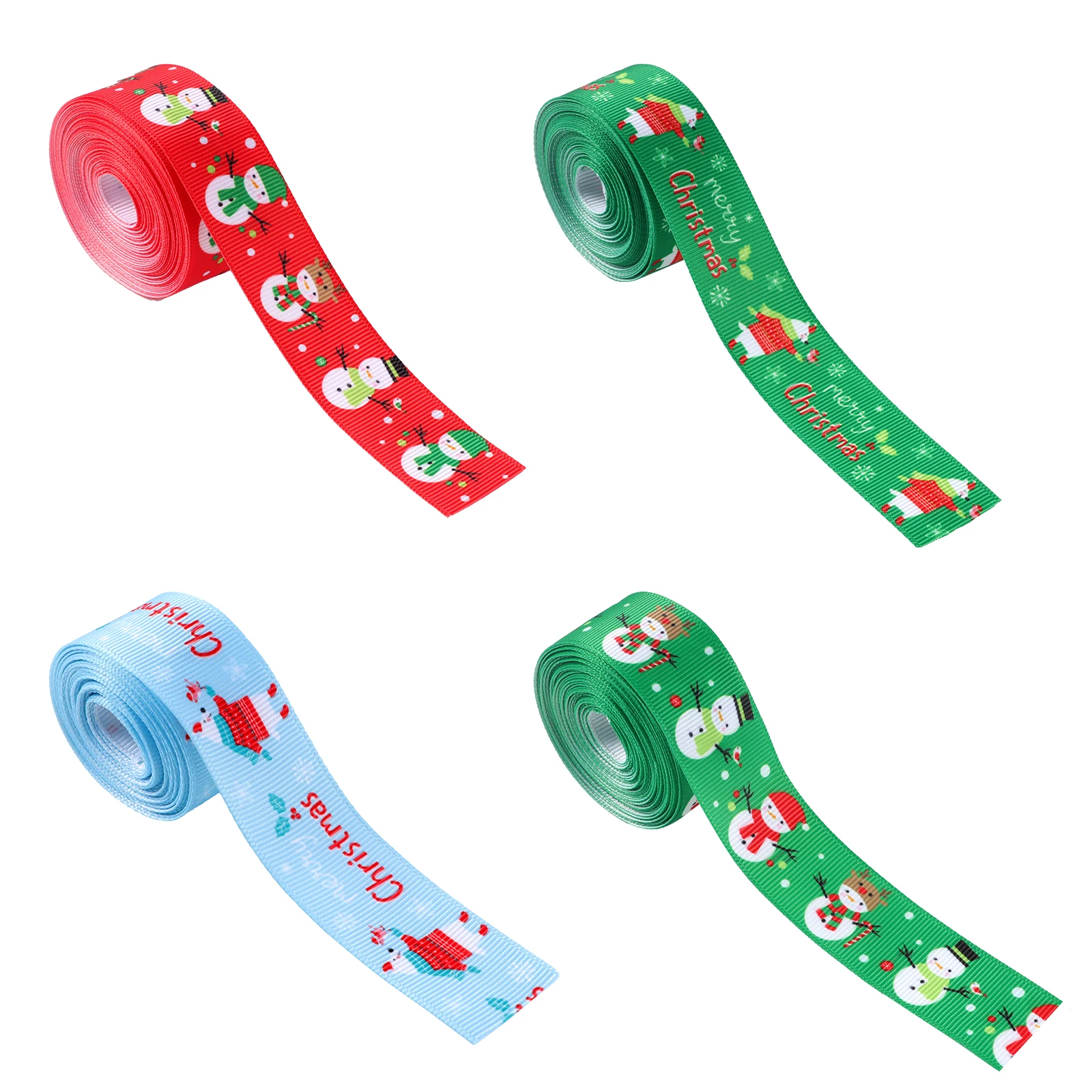 

4PCS Christmas Durable Reusable Gift Pack Rib Wrapping Birthday Flowers Cakes Party Package Supply Decorations