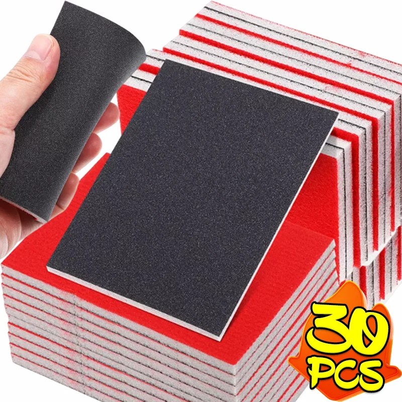 

Гибкий шлифовальный блок с зернистостью 180-2000, шлифовальная губка, губка для влажной и сухой шлифовки, песочный блок, абразивный инструмент, губка, наждачная бумага