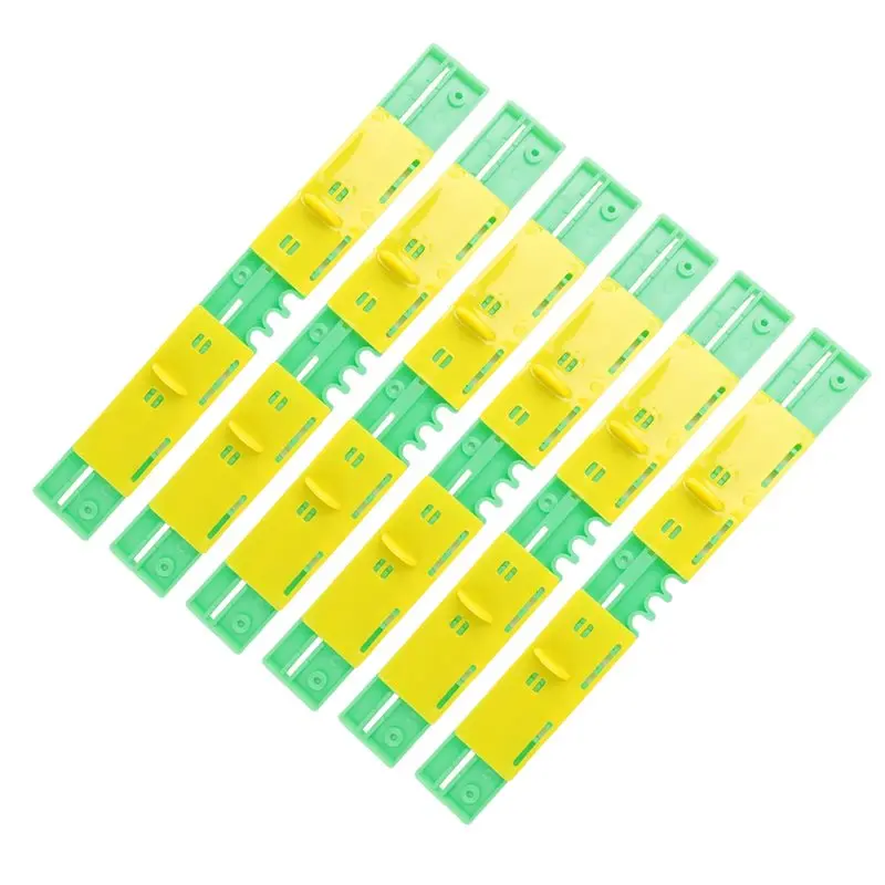 NEW HOT In Stock-6 Pack Beehive Entrance Reducer Beehive Travel Gate 12.5Inch Plastic Beehive Sliding Mouse Guards