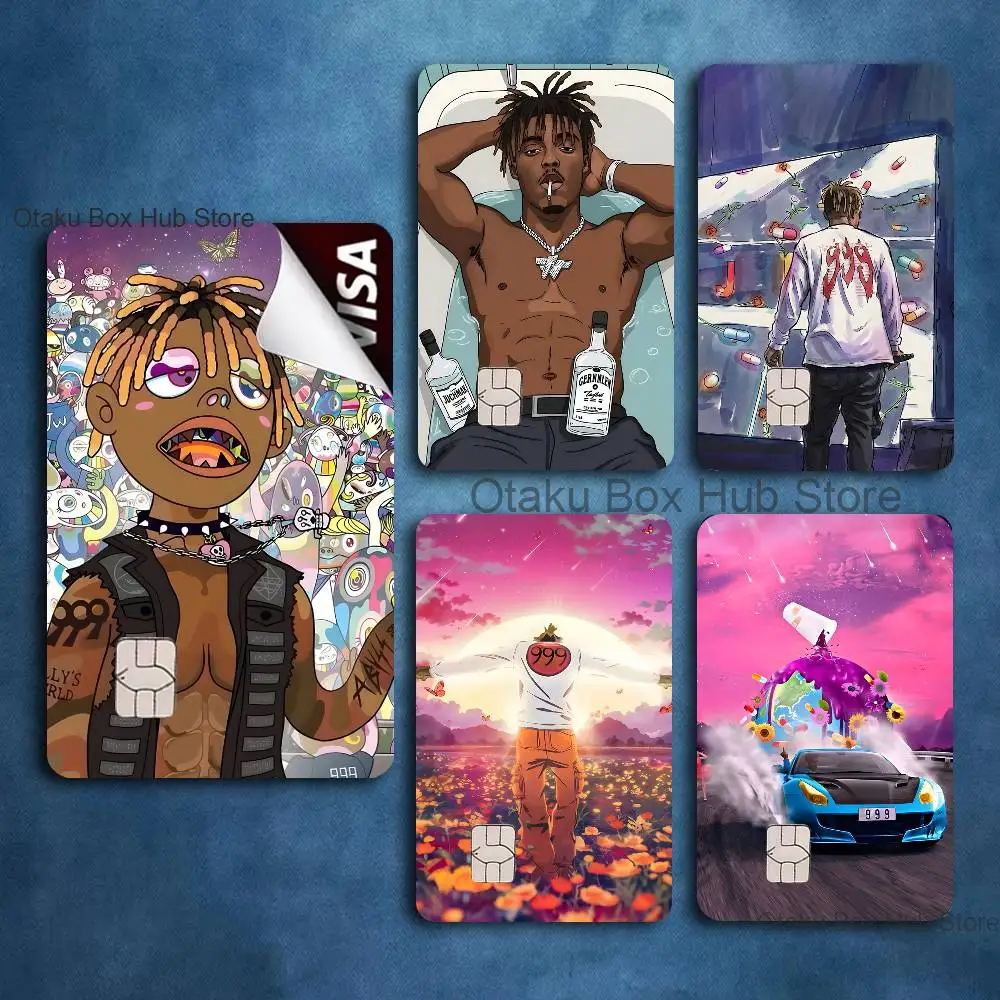 

Rapper 999 J-Juice W-WRLD Credit Card Skin Party Stickers for Visa Bank Card Bus Metro Access Card Pvc Waterproof Decal Gift