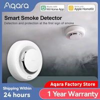 Original Aqara Smoke Detector Sensor Zigbee 3.0 Smart Fire Alarm Monitor Sound Alert Home Security Work With MI home Homekit App