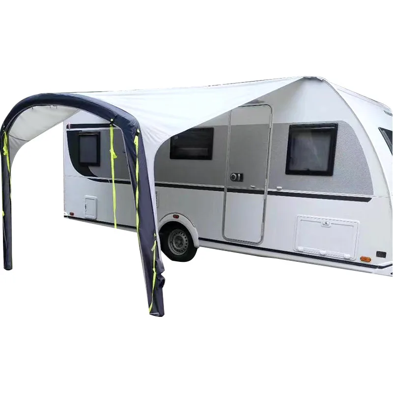 Movable Sliding Stand Homey Drainage Large Camper Van Tent Rv Awning Caravan