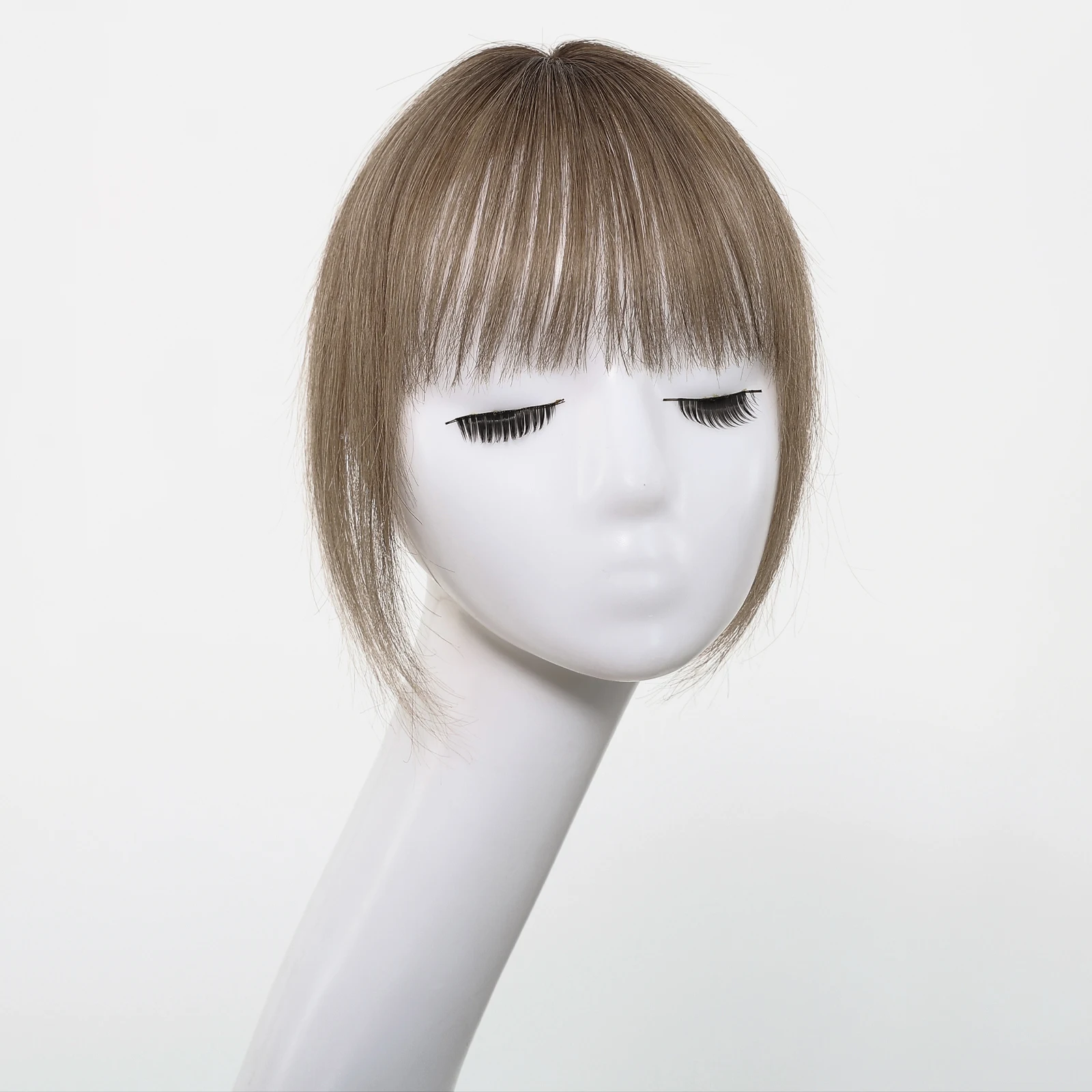 100% ريمي الشعر البشري القبعات العالية مع الانفجارات أومبير براون قطع الشعر ثلاثية الأبعاد Wispy الانفجارات للنساء شعر رقيق شعر بشري حقيقي توبر كليب