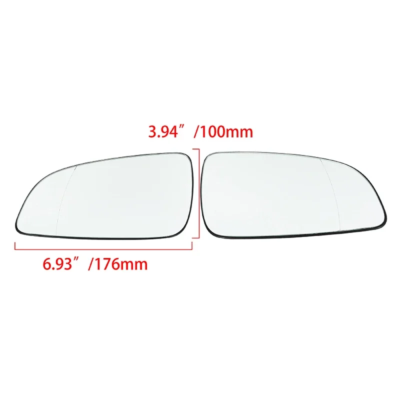 1Pcs Car Left/Right Wing Rear View Mirror Glass Heated Rearview for Opel Astra H 2004 2005 2006 2007 2008 Auto Exterior Parts