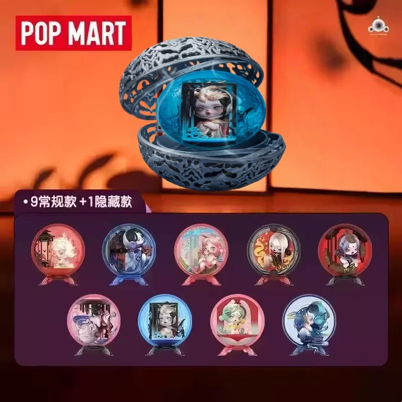 POP MART SKULLPANDA The Mirage Series слепая коробка Mystery Box Guess Bag игрушки куклы милые аниме фигурки настольные украшения коллекция