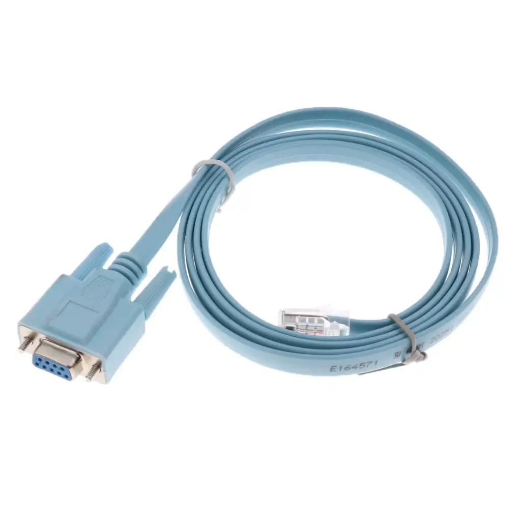

Network to RS232 Port Serial DB9 Female Router Console Cable Adapter