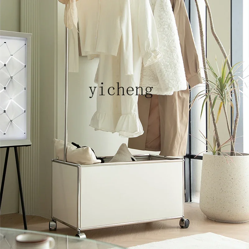 X-28  medieval  full-length mirror, coat rack with mirror, integrated stainless steel full-body fitting mirror