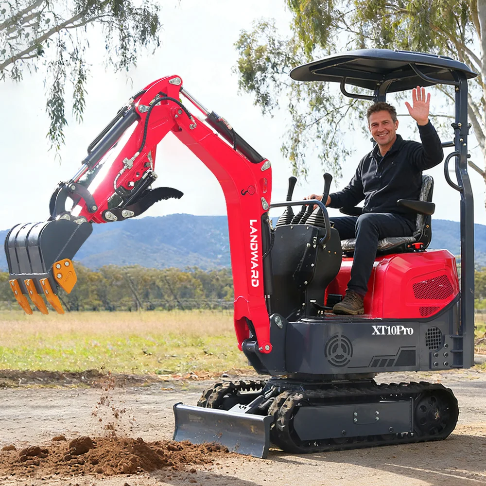 Customized 1Ton Small Crawler Excavator EPA Euro 5 Agricultural 1000KG Bagger Wholesale High Quality Home Use Mini Diesel Digger