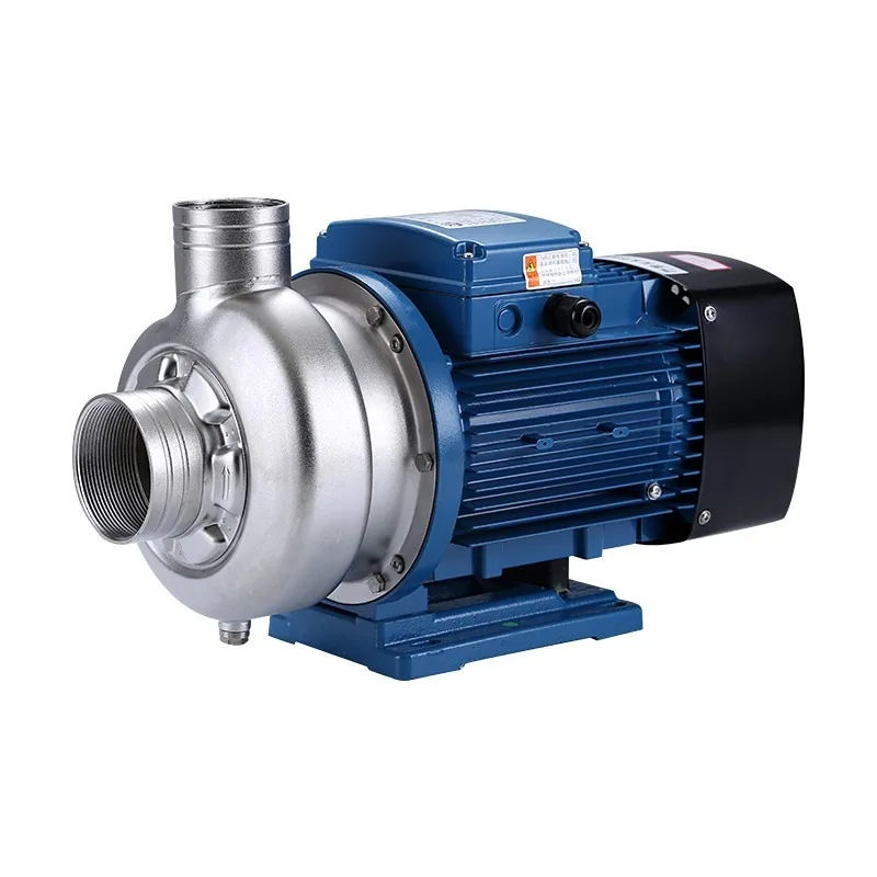 Large Flow Stainless Steel Hot Water Circulation Booster Pump, Pure Copper Motor Horizontal Centrifugal Pump