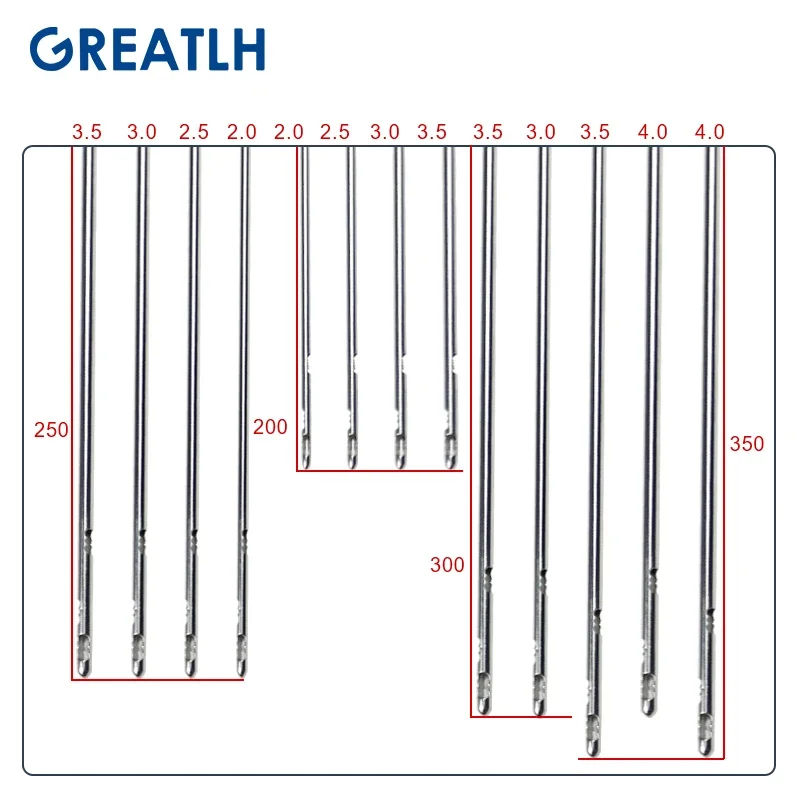 Stainless Steel Spiral Cannulas Liposuction Rotary Serrated 4 Holes Cannulas Facial Fat Transplant Needle Liposuction Cannulas