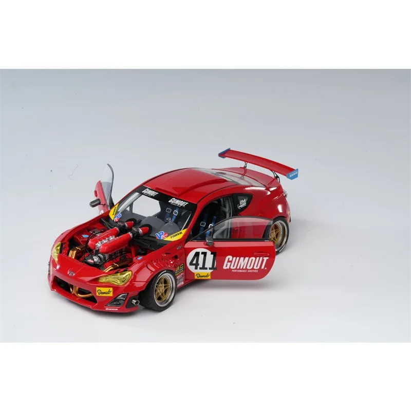 JDM 1:18 GT4586 motor completo de aleación de edición limitada, modelo de coche de simulación de motor totalmente independiente, juguete para niños, coleccionable para adultos.