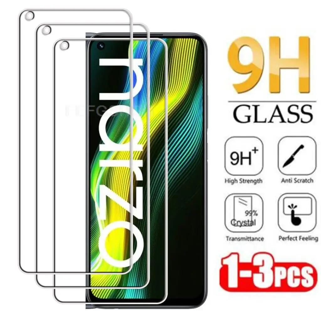 

HD Оригинальное закаленное стекло для Realme Narzo 50 4G RMX3286 6,6 "2022 Защитная пленка для экрана