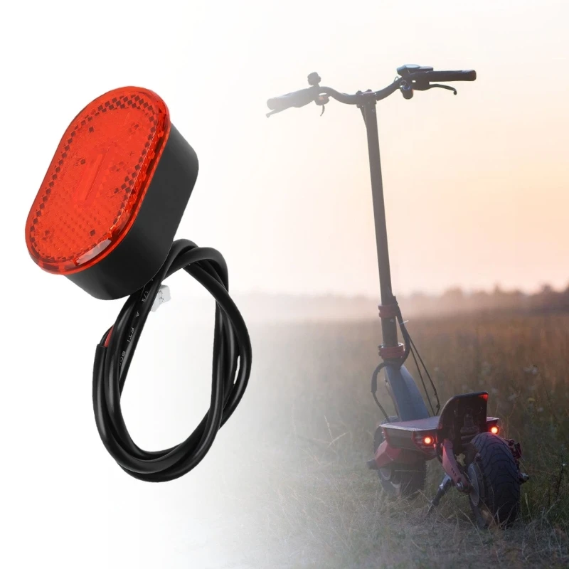  Universal Rear Tail Light For 5 Electric Scooter Safety Warning Rear Mudguard Lamp LED Rear Brake Light