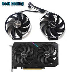 기존 87MM 6PIN T 129215 SU CF9010U12S 비디오 카드 냉각 팬, ASUS RTX 3060TI, RTX 3060, RTX 3050, ASUS RX 6500XT, RX 6400용