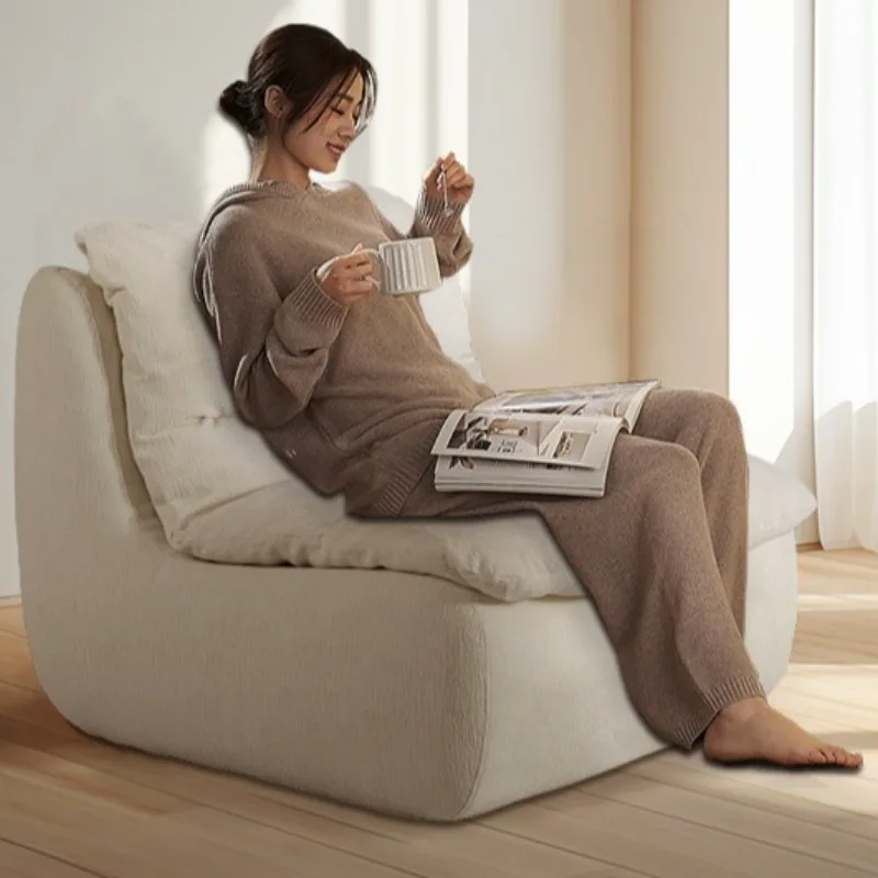 

Vacuum-compressed Living Room Single Sofa Modern Simple Sponge Filling Leisure Comfortable Lazy Sofa Creative Home Decoration