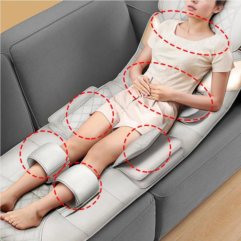 

Обновленная вибрационная подушка безопасности большой площади, качели с подогревом, массажер для шеи, разминание спины, вибрационная массажная подушка, облегчение расслабления тела AMD003