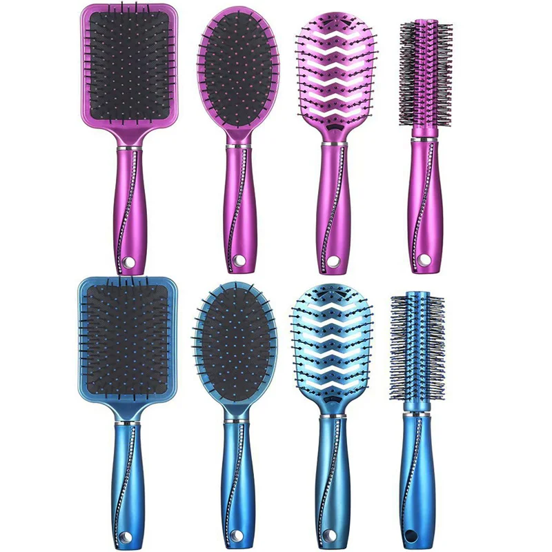 

Latest Smooth Paddle Hair Brush For Curly Straight Hair Anti Static Air Cushion Scalp Massage Brush Profession Hair Styling Comb