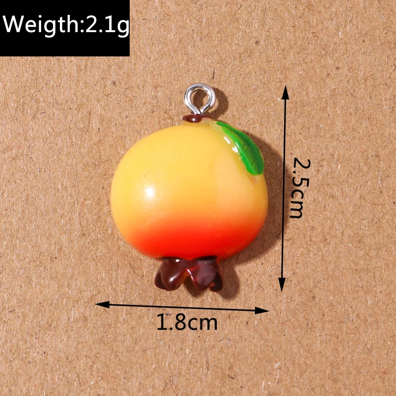 10 stücke niedliche 3d simulierte Sonnenblumen kerne bezaubert Gemüse frucht anhänger für die Herstellung von Ohrringen Halskette DIY Kinder schmuck geschenke – Detail 17