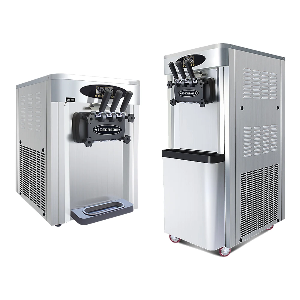 

IT-IC-SD18W Commercial Vertical Large Discount Stainless Steel Frozen Yogurt Soft Serve Ice Cream Machine