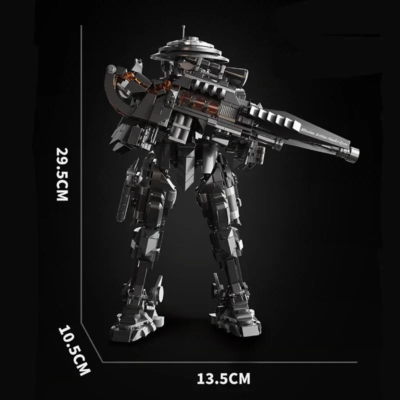 Criativo 1053 pçs mech ninja guerreiro modelo blocos de construção tijolos kits moc swat mecha soldado brinquedos para crianças adultos meninos presentes