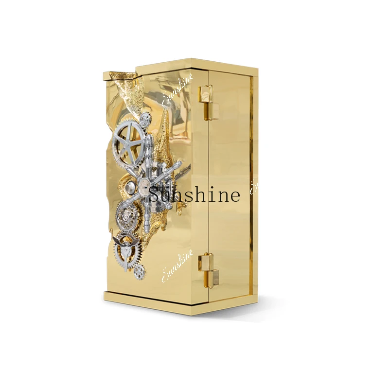 Italian light luxury stainless steel password high-end safe design anti-theft insurance household small FT