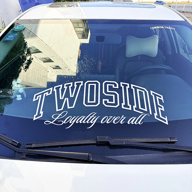 Waterproof UV Resistant Custom Car Rear Windshield Window Banner Vinyl Transfer Car Stickers with High Durability