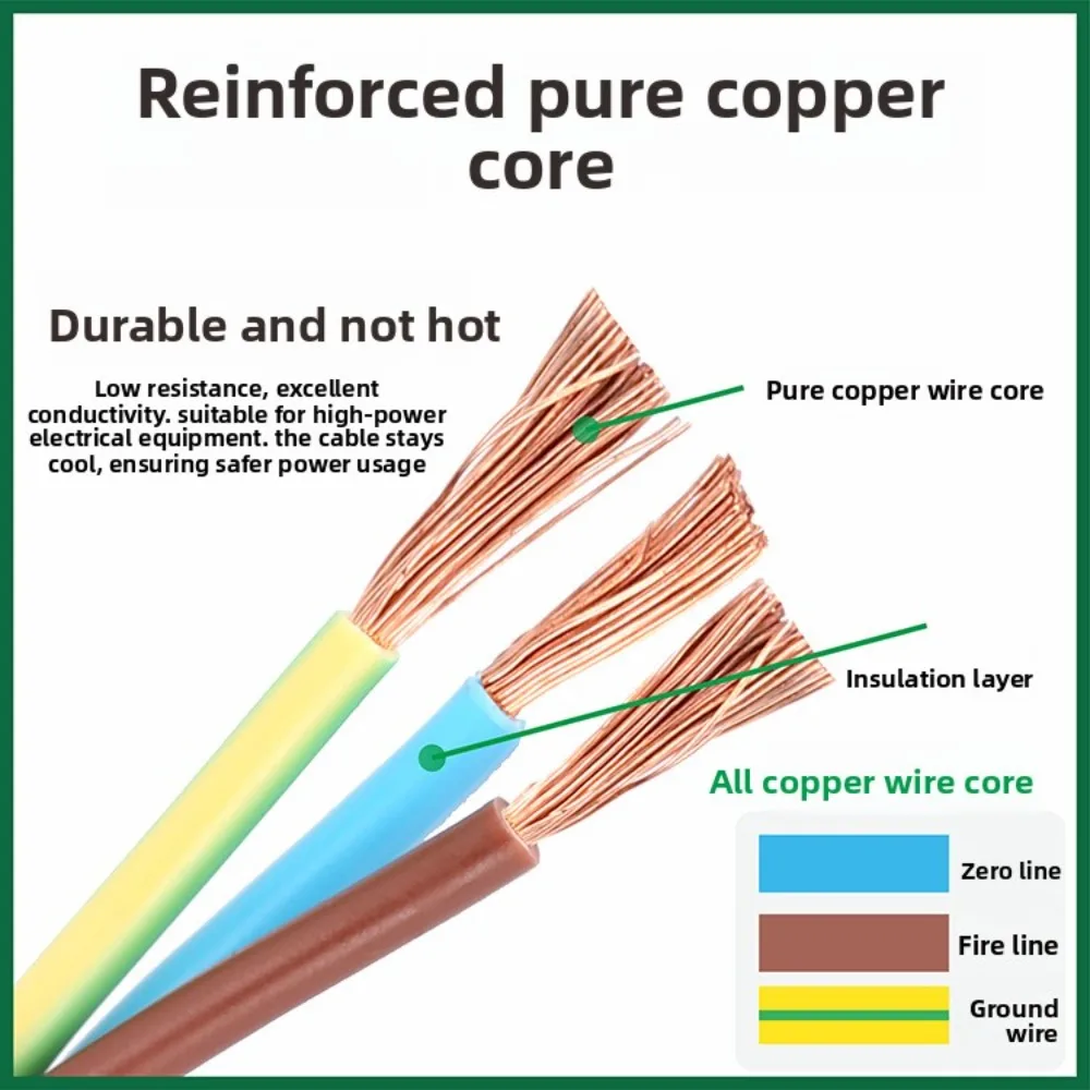 

VDE Certified European Standard 3-Pin Angled Power Cord, 0.75mm² Cross-Section, European Style Pipe Plug Power Cable