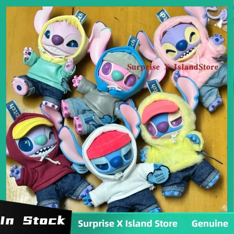 

Genuine Stitch Gen Z Street Series Blind Box Vinyl Doll Feature Toy Figures Mystery Box Plush Pendant Trendy Gift For Birthday